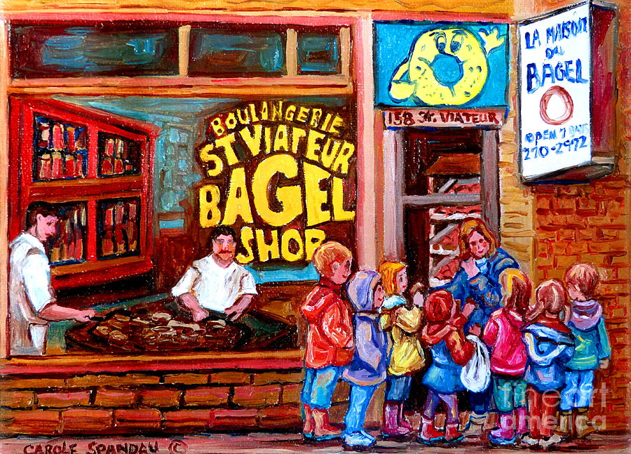 Bet You Cant Eat Just One Painting by Carole Spandau