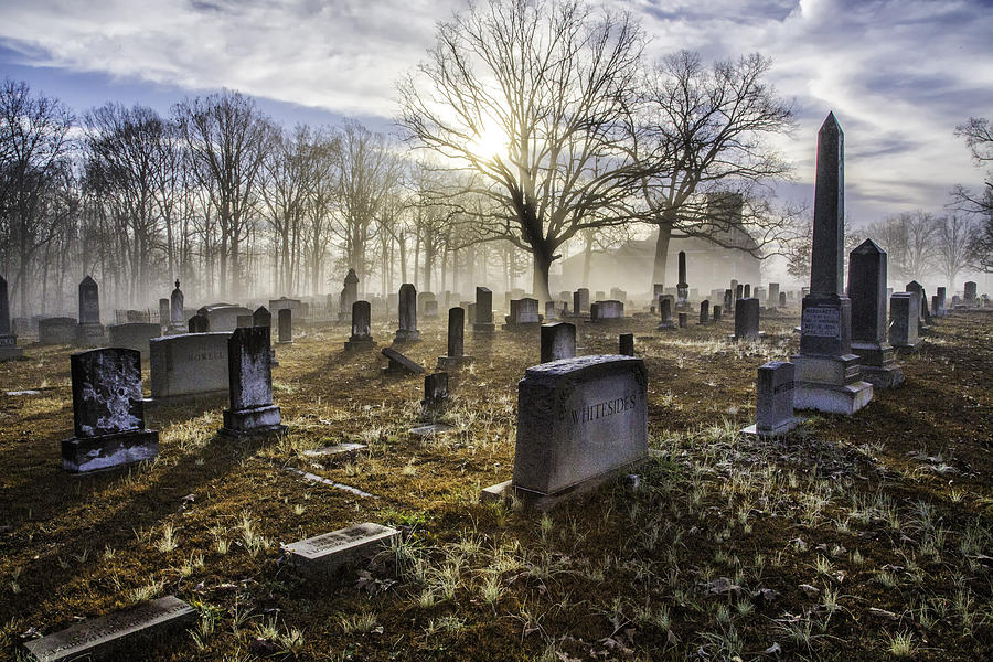 Bethany Church Cemetery 07 Photograph by Jim Dollar