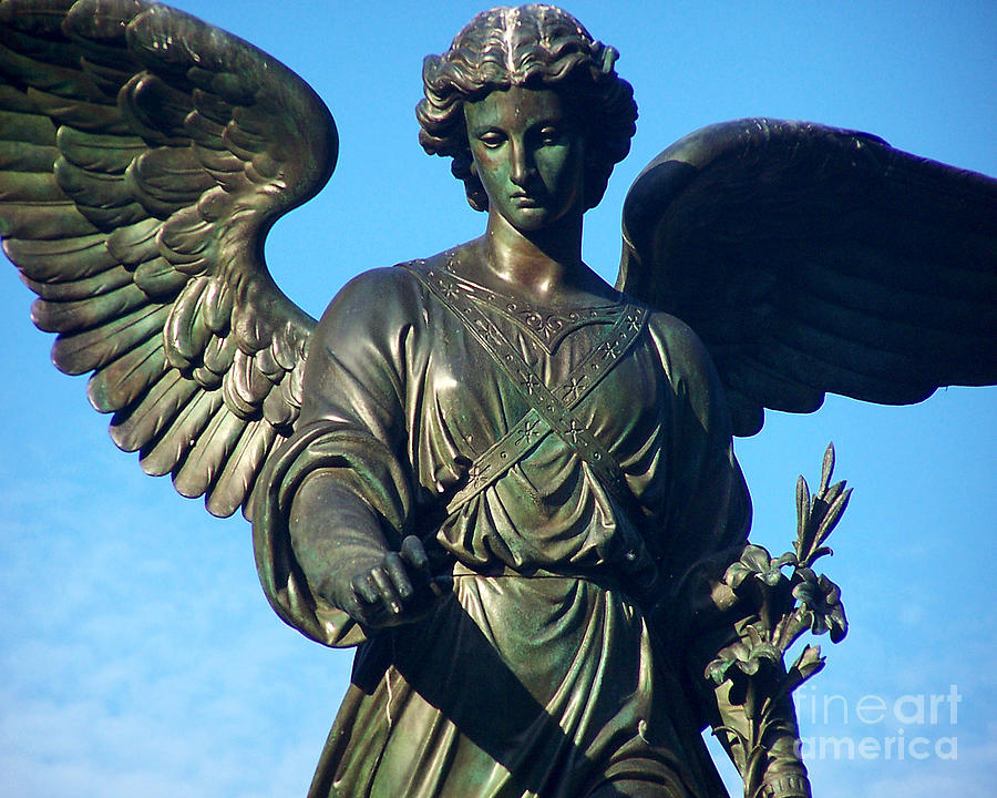 Bethesda Fountain Angel by Anne Ferguson