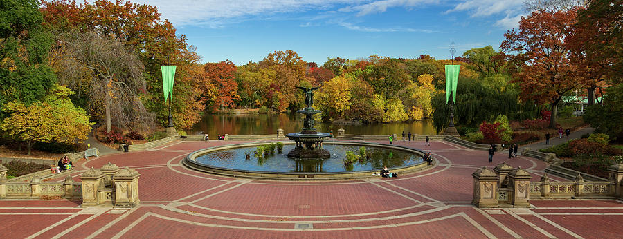 Nothing like a crisp autumn day at Bethesda Fountain