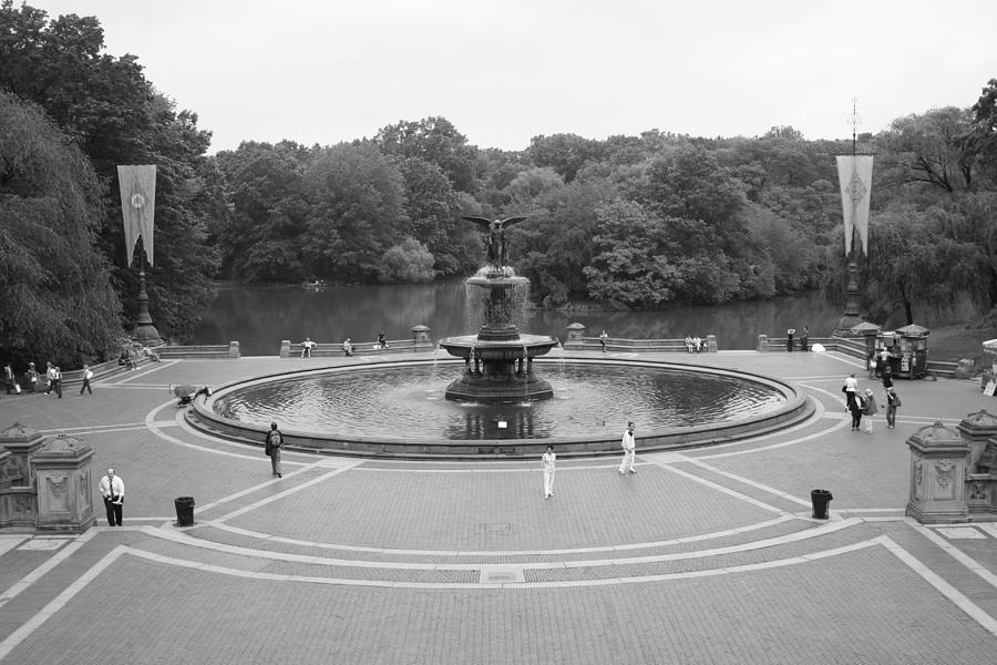 Central Park Photograph - Bethesda Fountain Central Park New York by Christopher J Kirby
