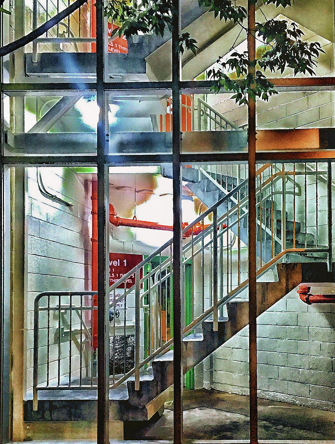 Bethesda Parking Garage Detail Photograph by Andrew Wohl - Fine Art America