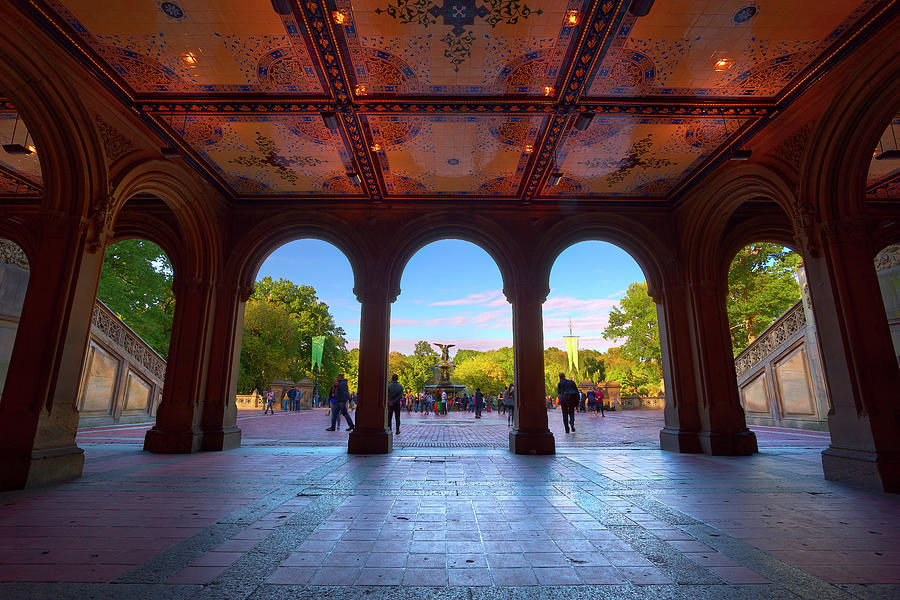 Bethesda terrace lights available as Framed Prints, Photos, Wall Art and  Photo Gifts