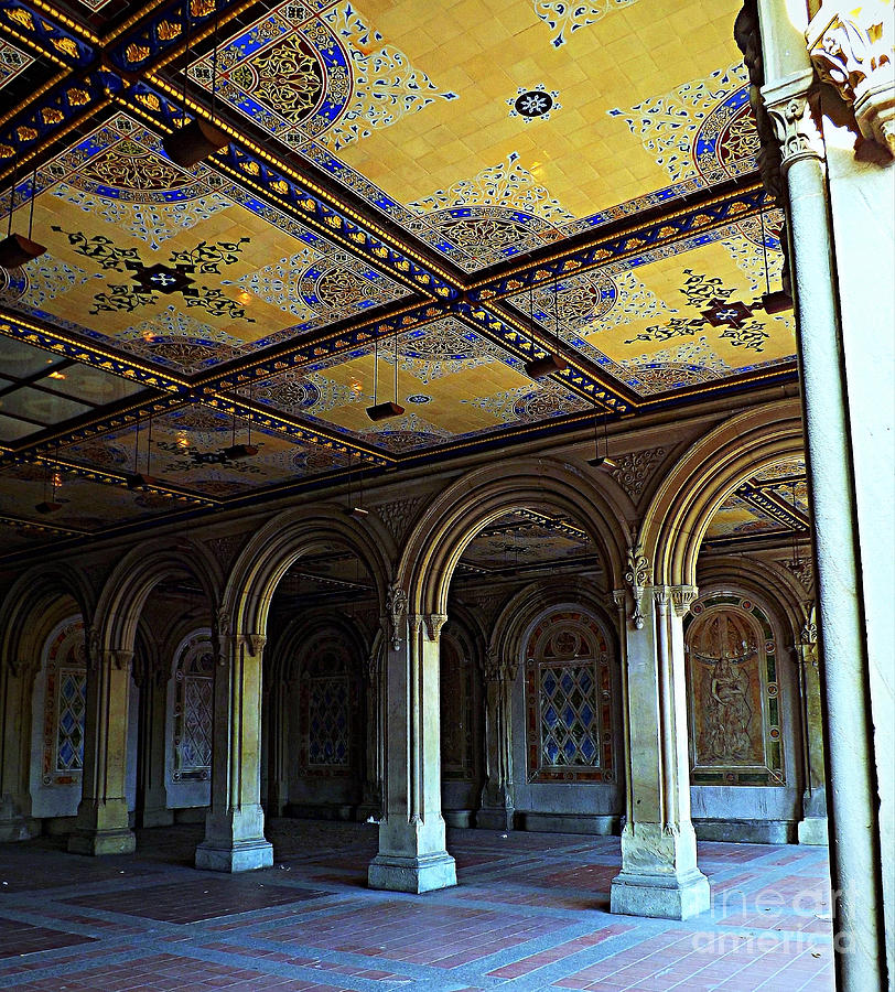 Bethesda Terrace Arcade in Central Park Photograph by James Aiken