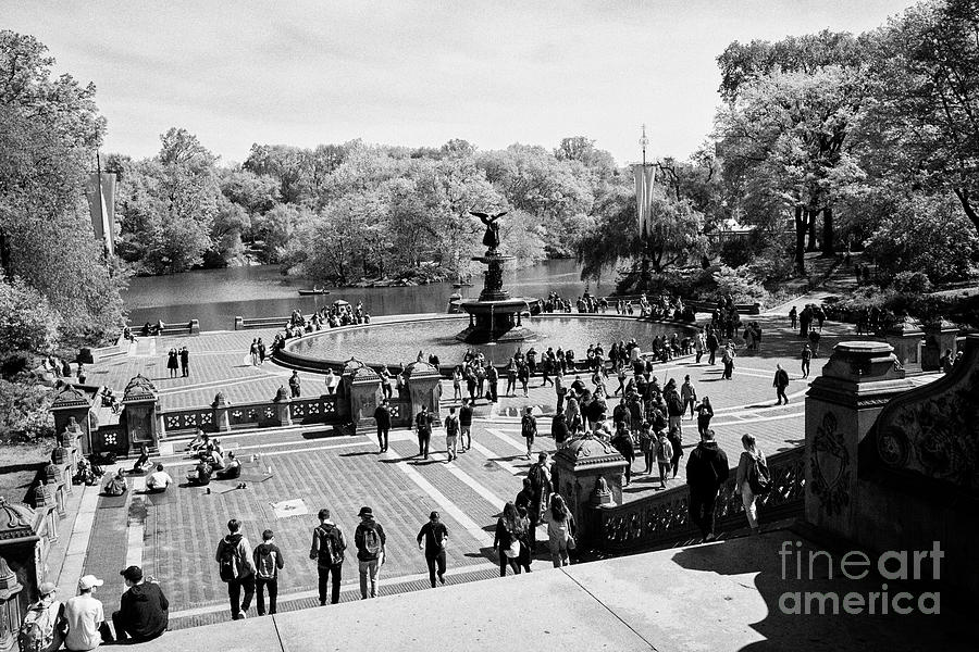 Bethesda Terrace Central Park New York City Usa Photograph by Joe Fox