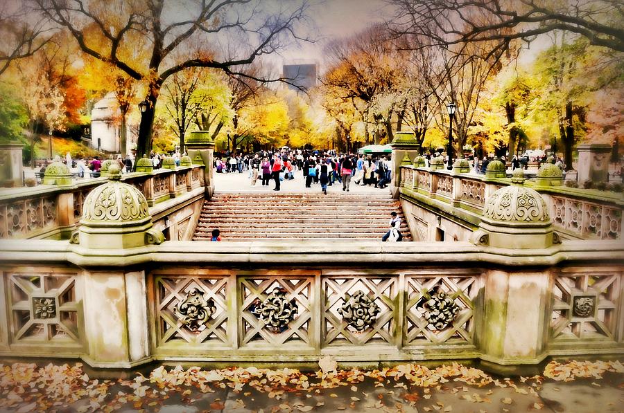 Bethesda Terrace Photograph by Diana Angstadt