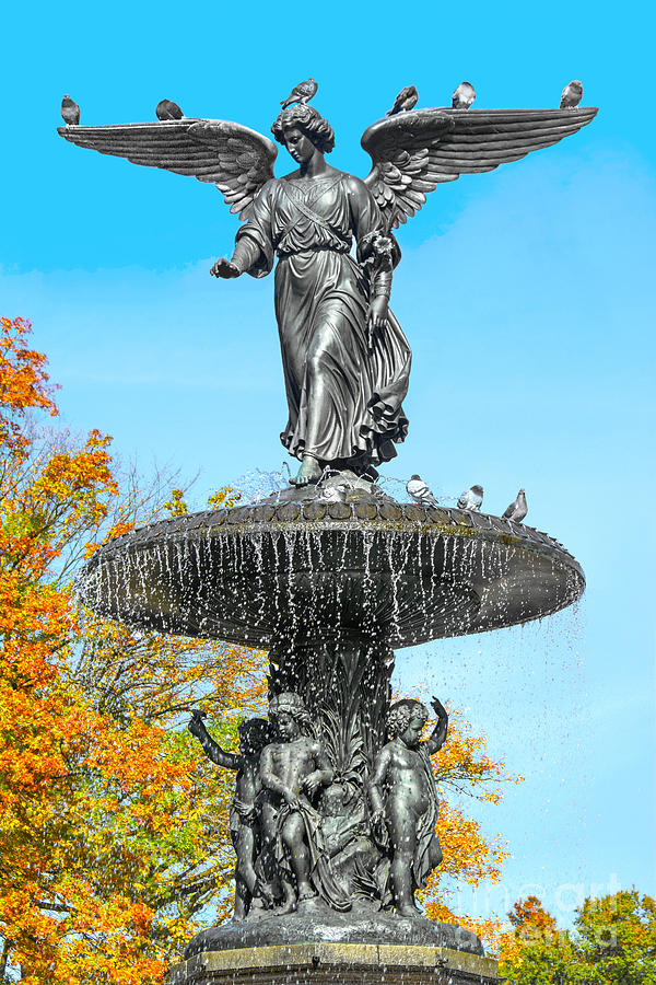  Vintage Historic Photo Angel of Bethesda Fountain