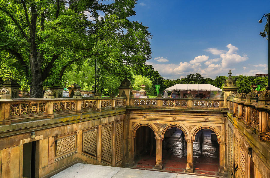 The lower passage of Bethesda Terrace, Central Park, upper Manhattan, New  York city, USA Stock Photo - Alamy