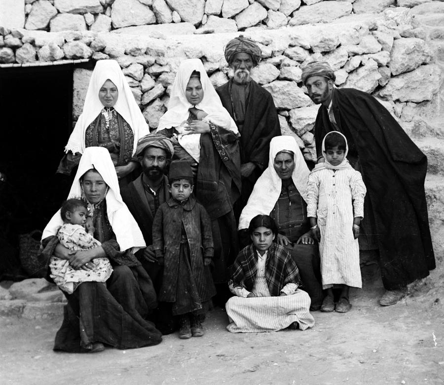 Bethlehem Family in 1900s Photograph by Munir Alawi