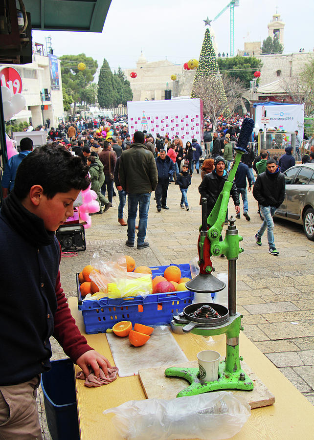 Bethlehem Fresh Juice Seller Photograph by Munir Alawi