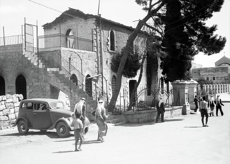 Bethlehem Government Offices in 1938 Photograph by Munir Alawi
