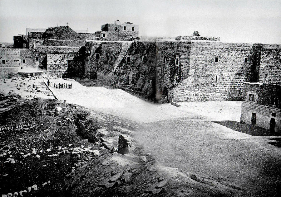 Bethlehem in 1875 Photograph by Munir Alawi