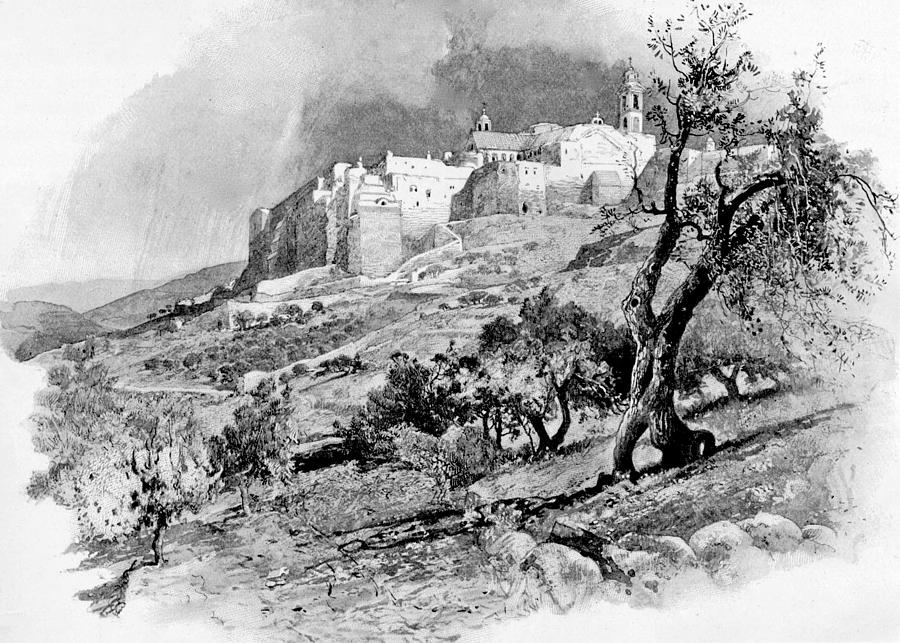 Bethlehem in 1896 Photograph by Munir Alawi