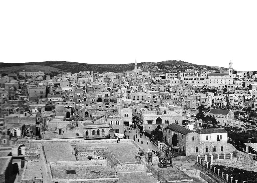 Bethlehem in 1918 Photograph by Munir Alawi