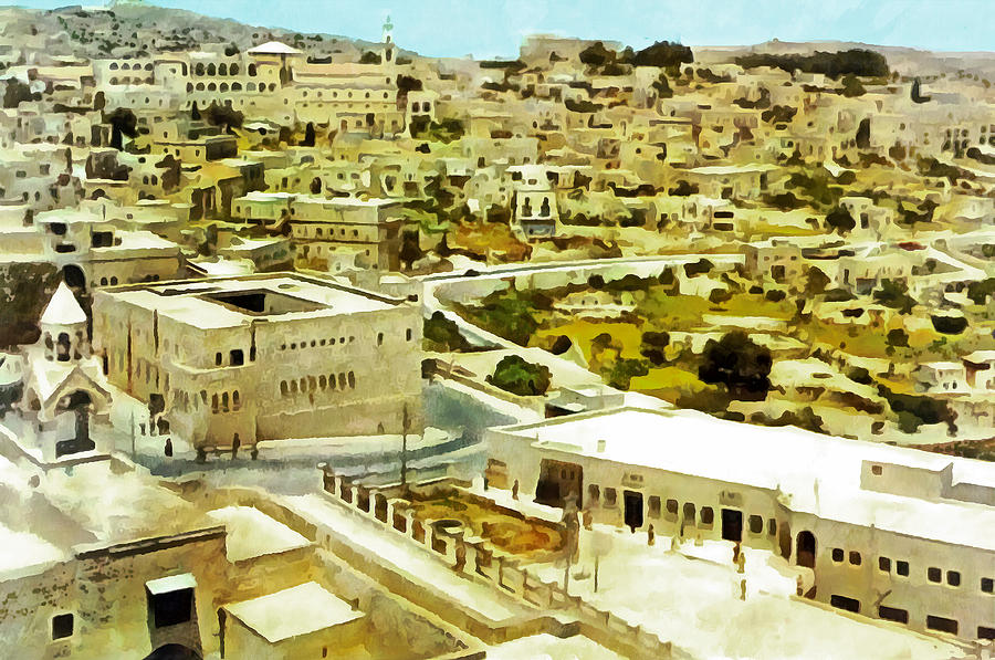 Bethlehem in 1960 Photograph by Munir Alawi