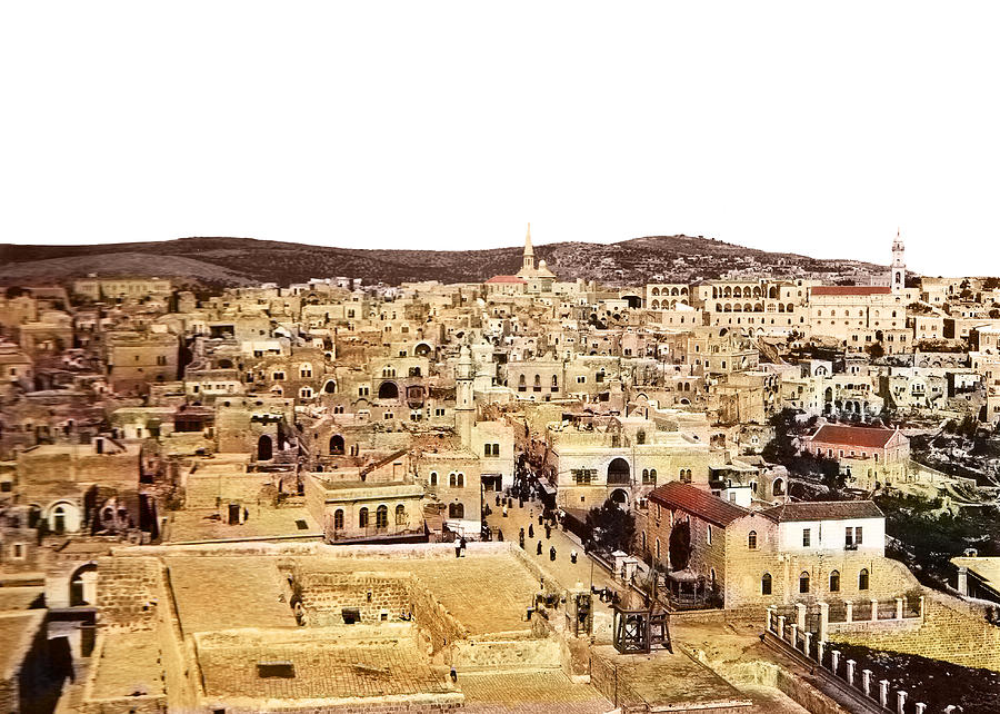 Bethlehem in Colors 1918 Photograph by Munir Alawi