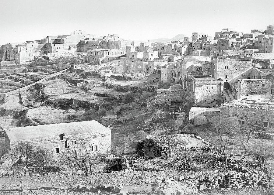 Bethlehem in the 19th Century Photograph by Munir Alawi