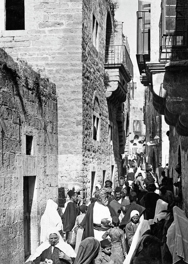 Bethlehem Star Street 1919 Photograph by Munir Alawi