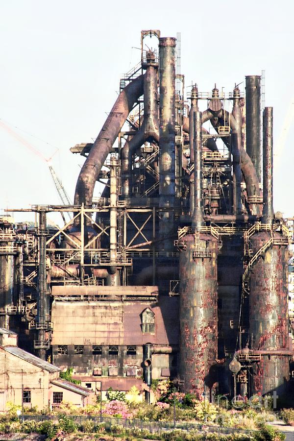 Bridge Photograph - Bethlehem Steel # 14 by Marcia Lee Jones