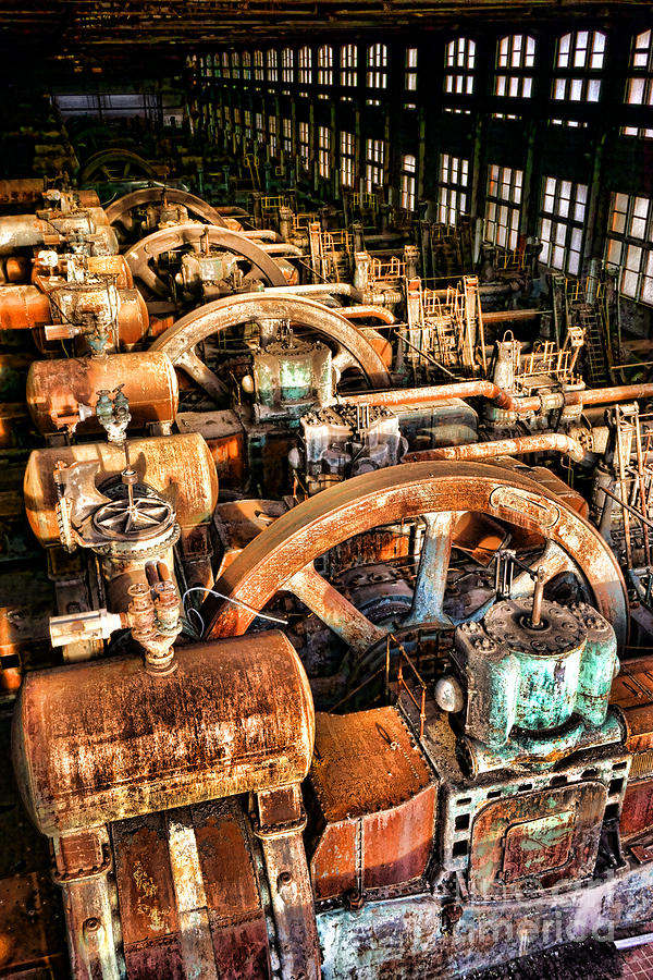 Bethlehem Steel Blower House Photograph by Olivier Le Queinec