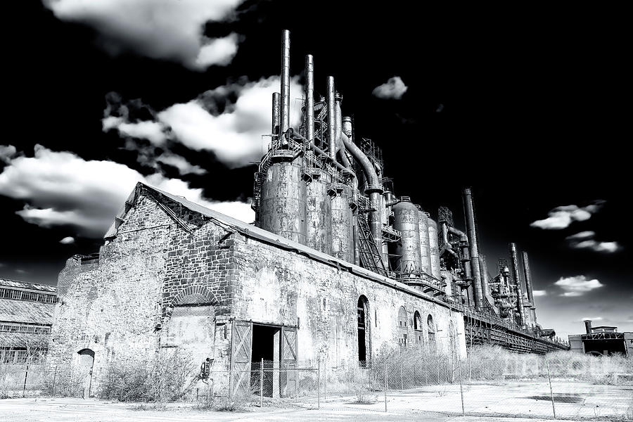 Architecture Photograph - Bethlehem Steel by John Rizzuto