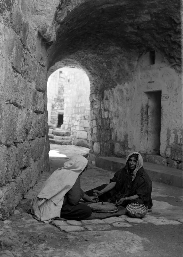 Bethlehemites Making Bread Photograph by Munir Alawi