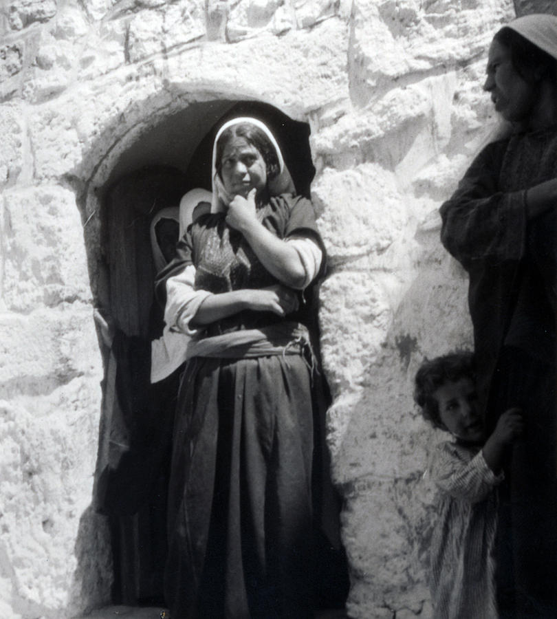 Bethlehemites women 1900s Photograph by Munir Alawi