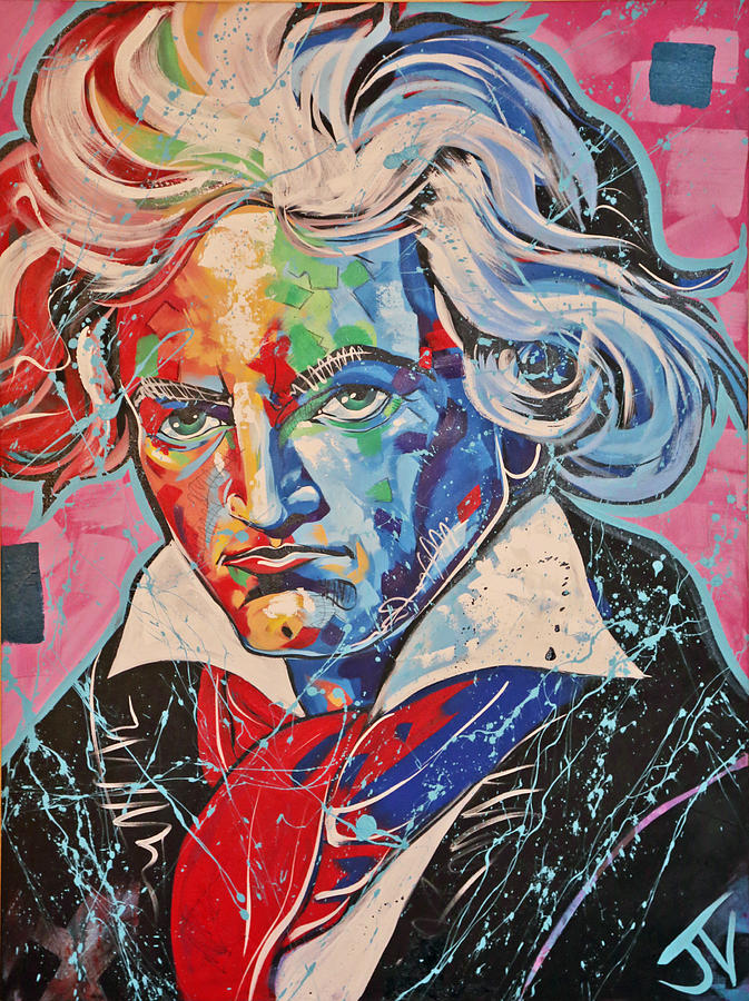 Ludwig Van Beethoven Painting - Beethoven by Jay V Art