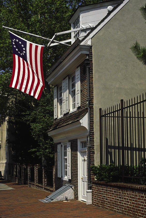 Betsy Ross House Philadelphia Photograph by Sally Weigand