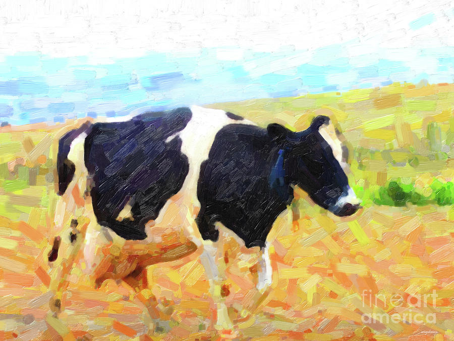 Betsy The Milk Cow Coming Home Photograph by Wingsdomain Art and Photography