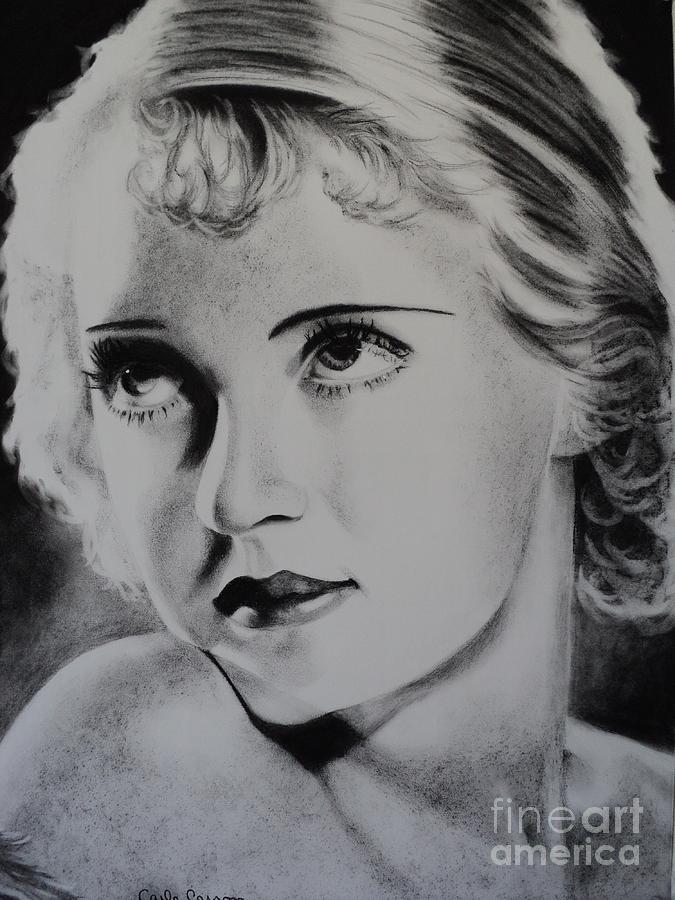 Bette Davis Drawing by Carla Carson
