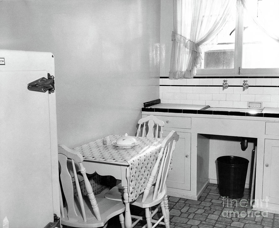 Bette Davis Dressing Room Kitchen 1943 Photograph by Sad Hill - Bizarre Los Angeles Archive