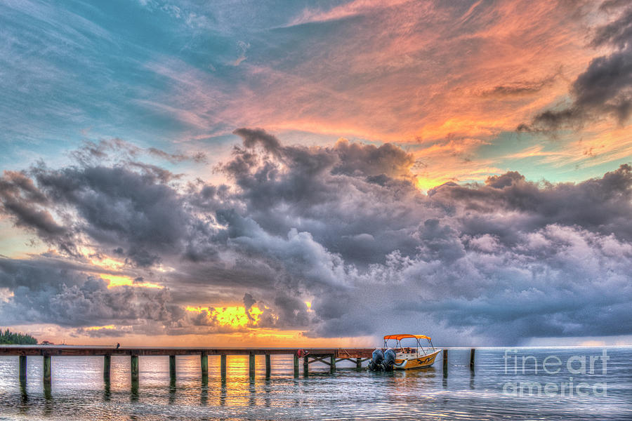 Better Belize the Rain Clouds Photograph by David Zanzinger