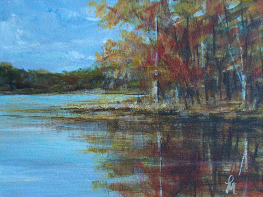 Fall Foliage Painting - Better Days by Pete Maier