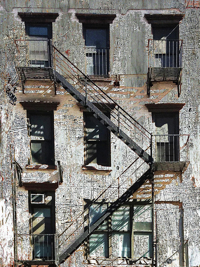 Brick Mixed Media - Better Days New York City by Tony Rubino