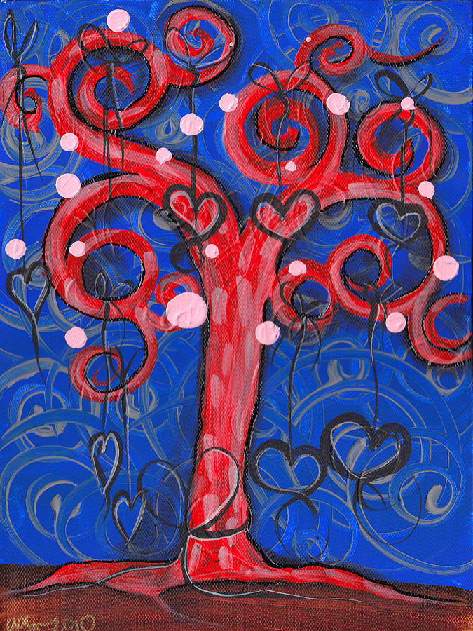 Bettina Tree Painting by Abril Andrade