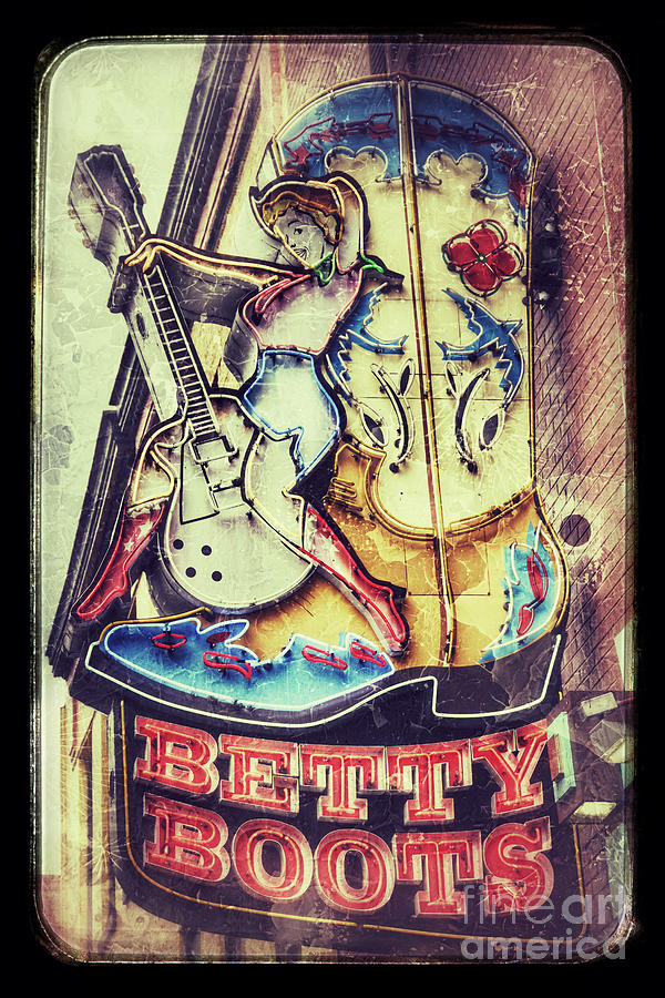 Betty Boots - Nashville Photograph by Debra Martz