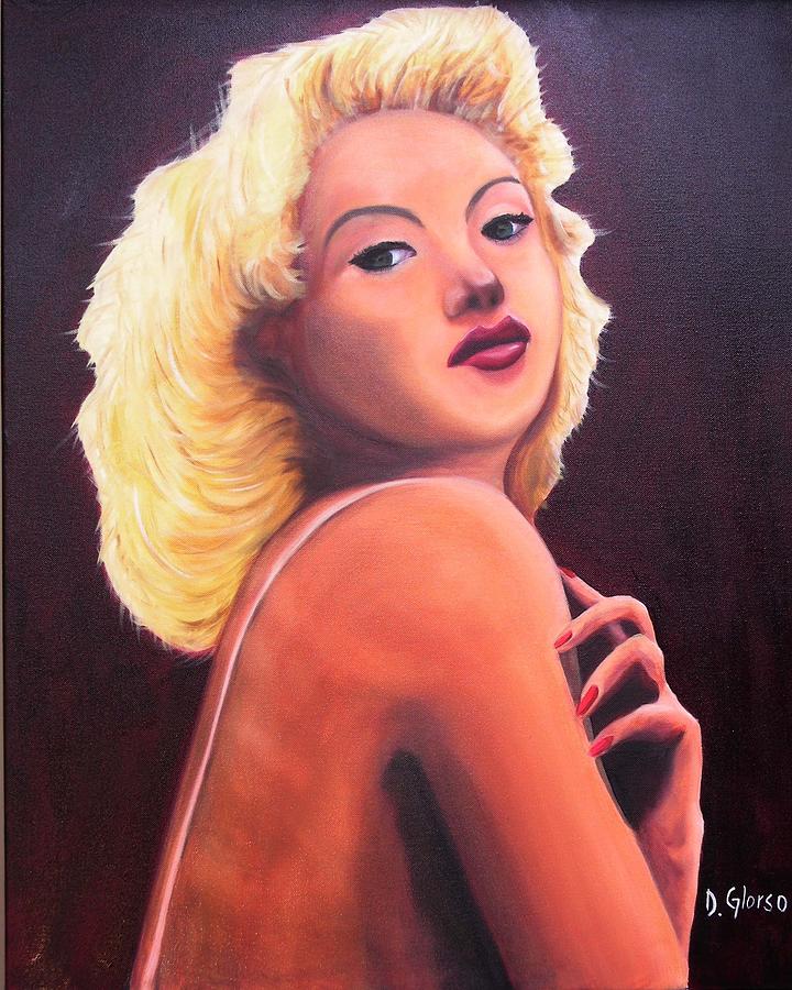 Betty Grable Painting by Dean Glorso