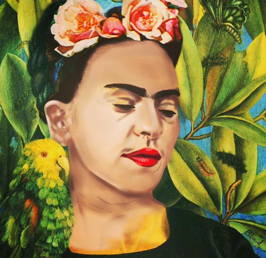 Nature Digital Art - Between Me And Frida by Lody Badie