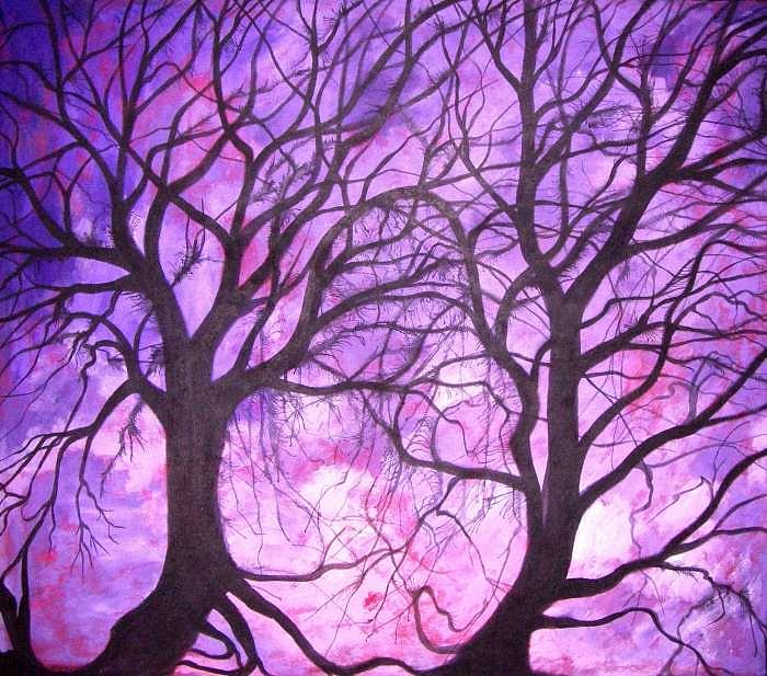 Spirits Painting - Between space by Roy Randell Spirits Painting - Between space by Roy Randell