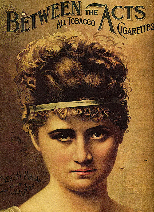 Between The Acts - All Tobacco Cigarettes - Vintage Advertising Poster Mixed Media by Studio Grafiikka Between The Acts - All Tobacco Cigarettes - Vintage Advertising Poster Mixed Media by Studio Grafiikka