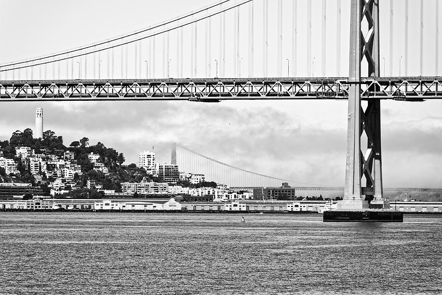 Between the Bridges - San Francisco, California Photograph by Darin Volpe