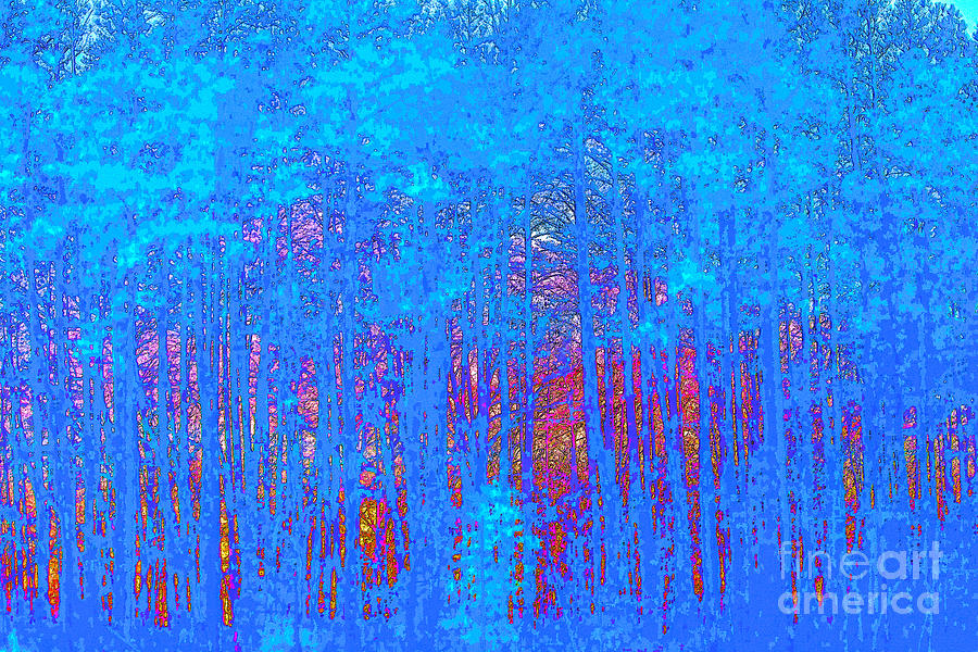 Abstract Photograph - Between The Lines by Kathy Liebrum Bailey
