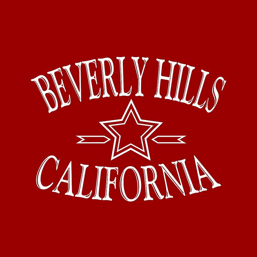 Beverly Hills California Design Mixed Media by Peter Potter