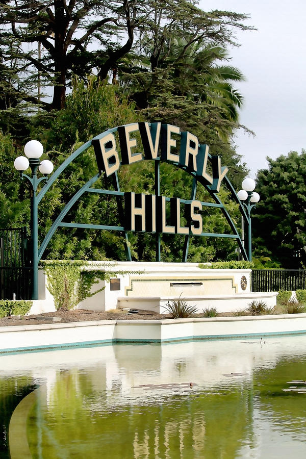 Beverly Hills Reflection Photograph by Art Block Collections