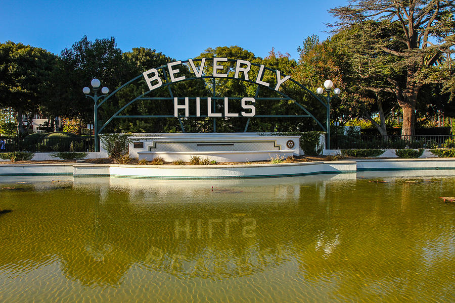Beverly Hills Sign Photograph by Robert Hebert