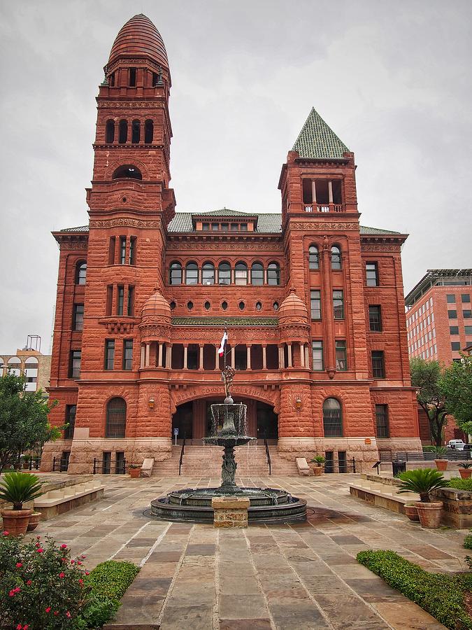 Bexar Courthouse Vertical Photograph by Buck Buchanan - Fine Art America