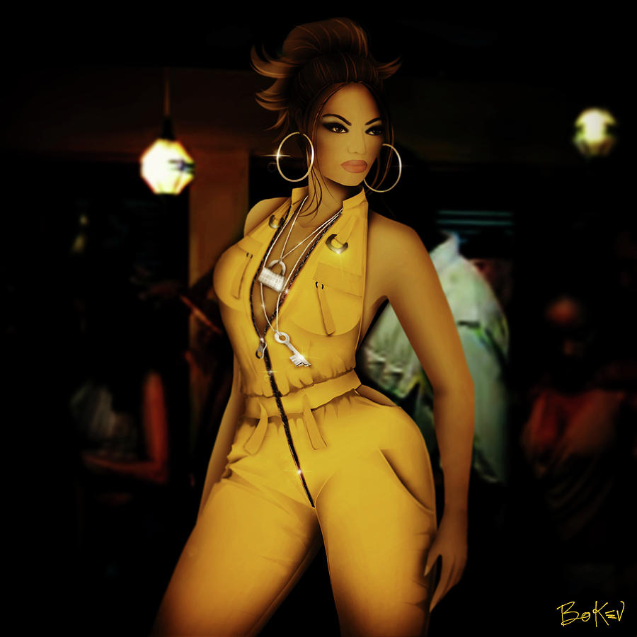 Beyonce - Baby Boy 3 Digital Art by Bo Kev