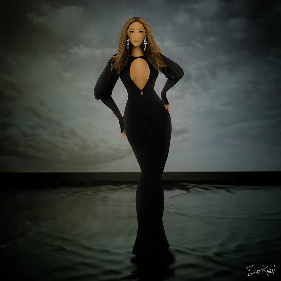 Beyonce - Beautiful Liar  Digital Art by Bo Kev