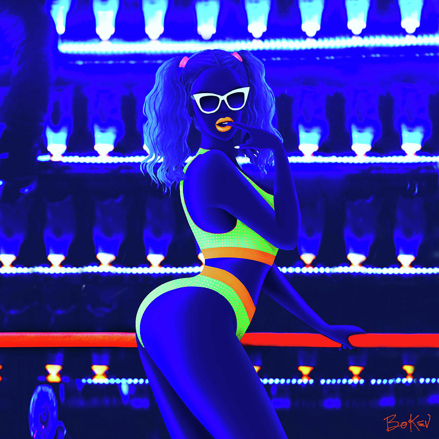 Beyonce - Blow Digital Art by Bo Kev